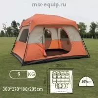 Палатка пятиместная автоматическая для кемпинга 3 м * 2,7 м высота 205 см